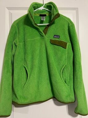Patagonia Green Snap-T Fleece Pullover